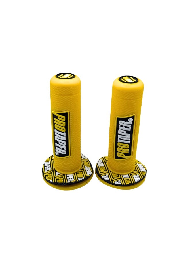 برو تابس مقابض مقود بروتابر سينيرجي مزدوجة الكثافة 7/8 بوصة – لون أصفر للدراجات النارية والموتوكروس - Image 3